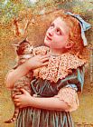Charles Spencelayh Canvas Paintings - Kitty Spencelayh